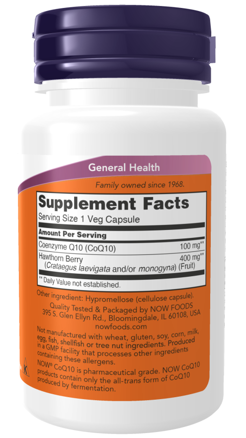 CoQ10 100 mg with Hawthorn Berry Veg Capsules - Image 3