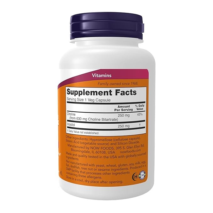 Choline & Inositol Veg Capsules - Image 2