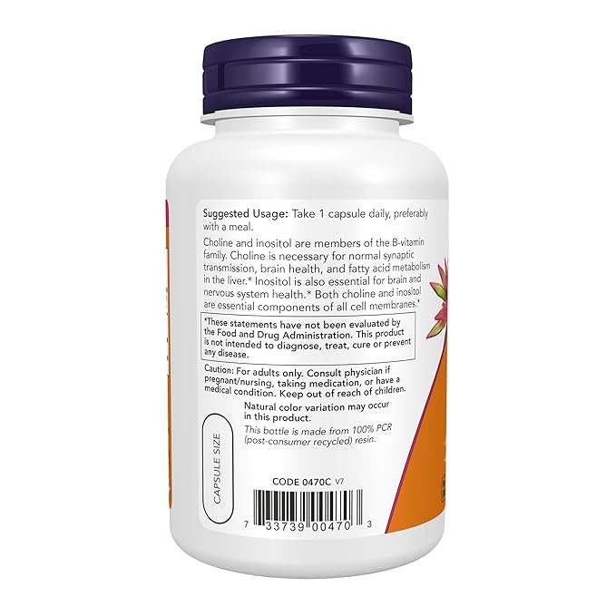 Choline & Inositol Veg Capsules - Image 3