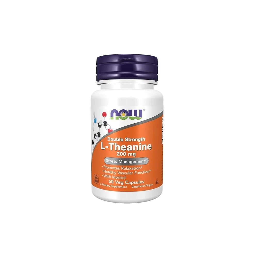 L-Theanine, Double Strength 200 mg Veg Capsules