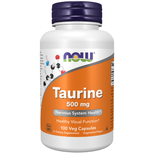 NOW Foods, Taurine 500 mg Veg Capsules