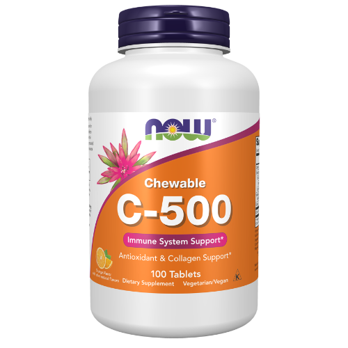 NOW Foods, Vitamin C-500 Orange Chewable Tablets