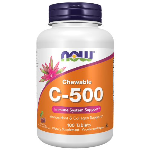 NOW Foods, Vitamin C-500 Cherry Chewable Tablets