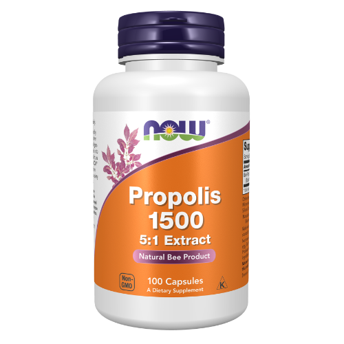 NOW Foods, Propolis 1500 Capsules Natural Bee Product