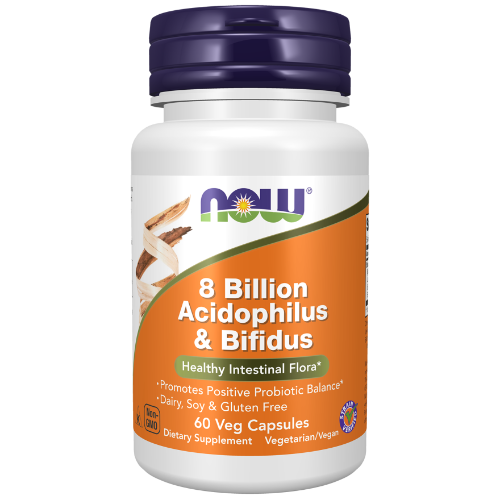 NOW Foods, 8 Billion Acidophilus & Bifidus Veg Capsules