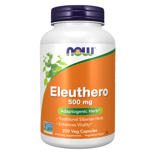 NOW Foods, Eleuthero 500 mg Veg Capsules