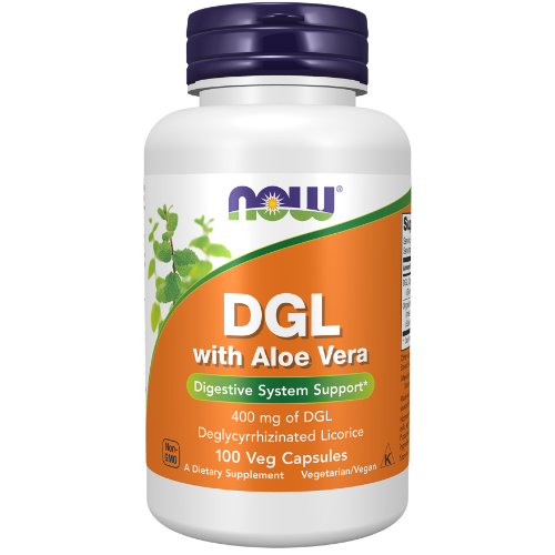 NOW Foods, DGL with Aloe Vera Veg Capsules
