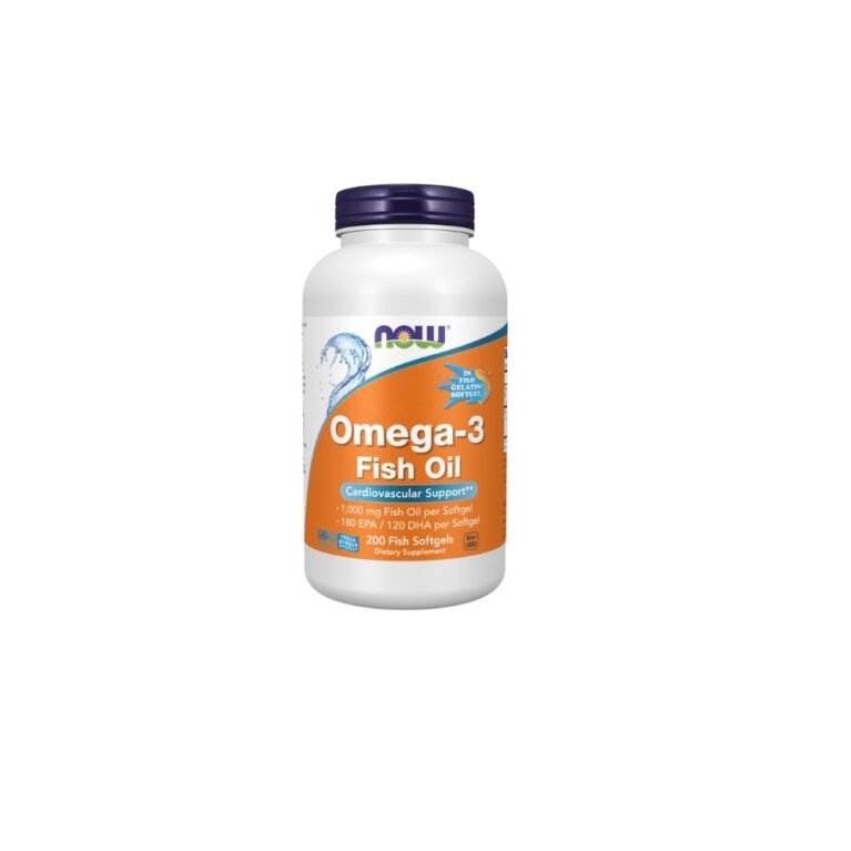 Omega-3, Molecularly Distilled Fish Softgels