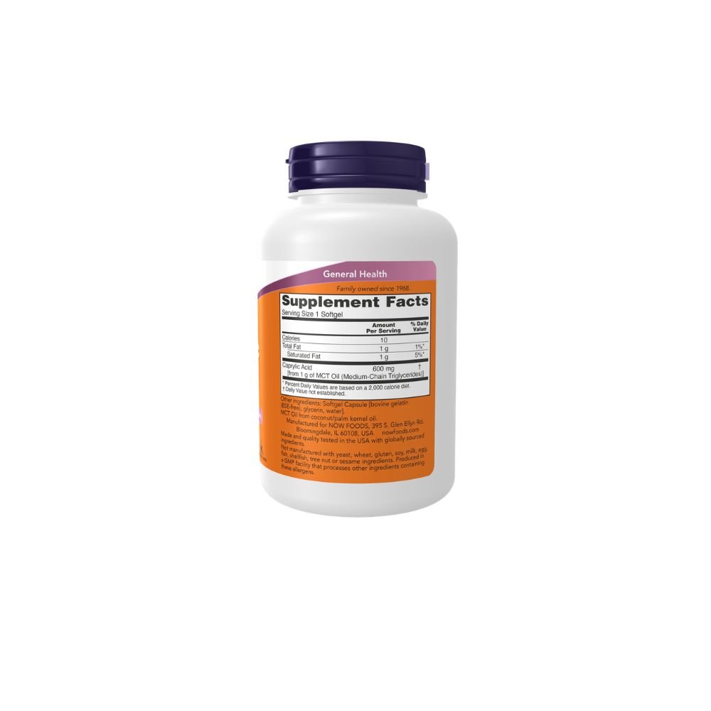 Caprylic Acid 600 mg Softgels - Image 2