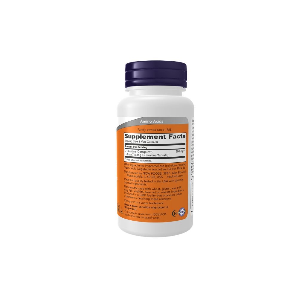 L-Carnitine 500 mg Veg Capsules - Image 2