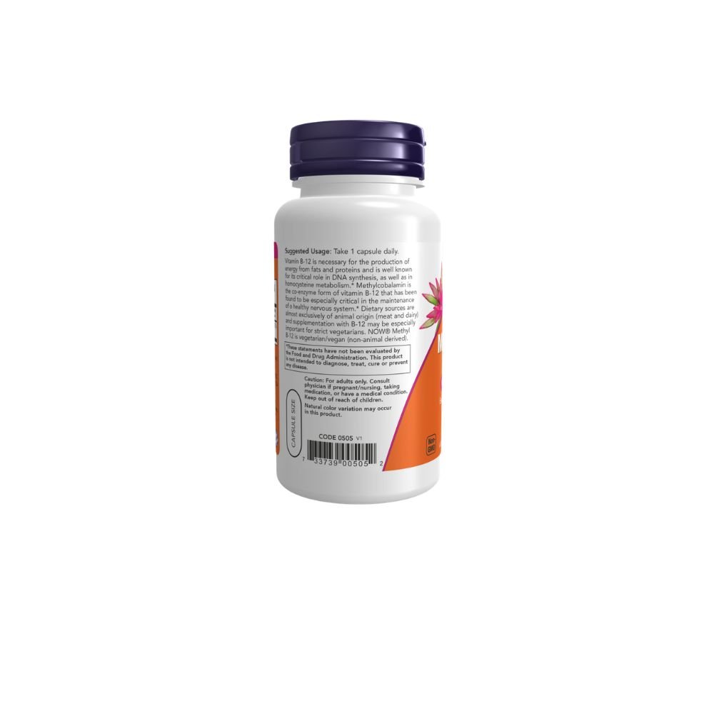 Methyl B-12 5000 mcg Veg Capsules - Image 3