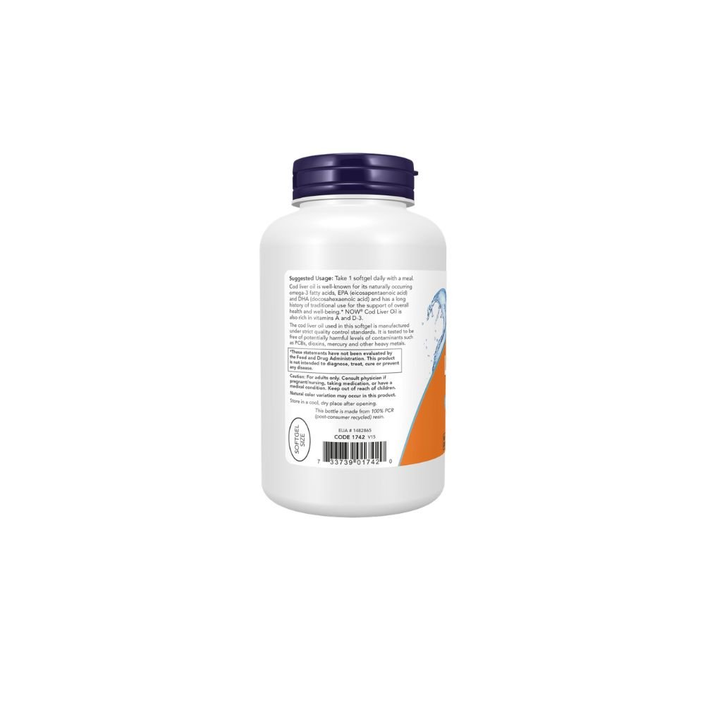 Cod Liver Oil 650 mg Softgels - Image 3