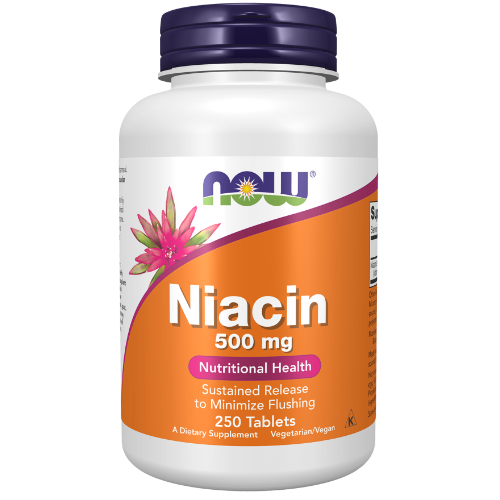 NOW Foods, Niacin 500 mg Tablets