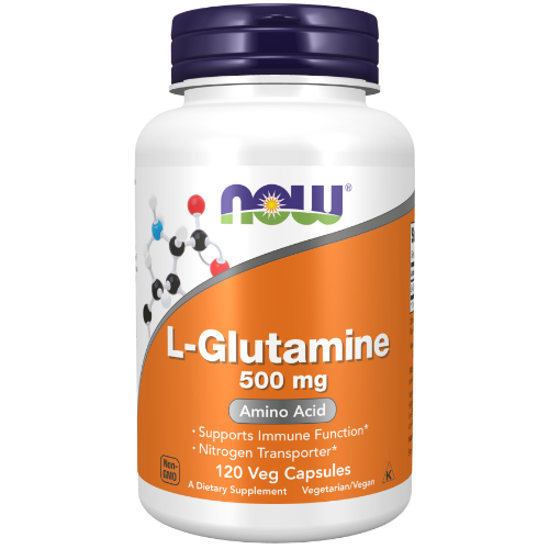 NOW Foods, L-Glutamine 500 mg Veg Capsules