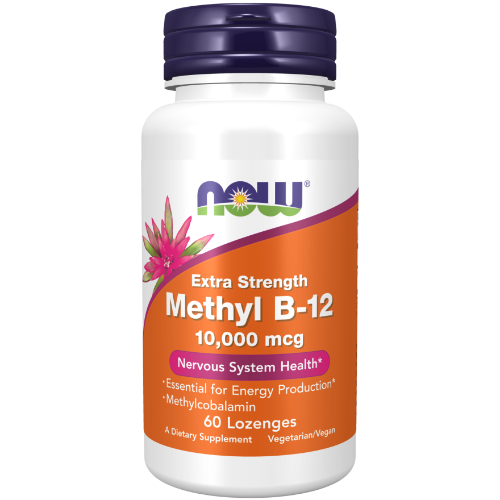 NOW Foods, Methyl B-12, Extra Strength 10,000 mcg Lozenges