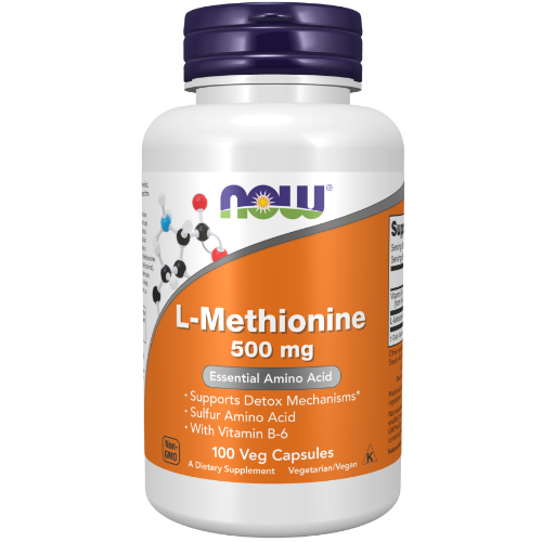 NOW Foods, L-Methionine 500 mg Veg Capsules