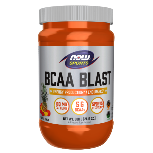 NOW Foods, BCAA Blast Powder, Tropical Punch Flavor