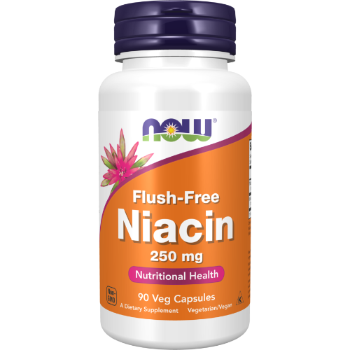 NOW Foods, Flush-Free Niacin 250 mg Veg Capsules