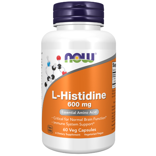NOW Foods, L-Histidine 600 mg Veg Capsules