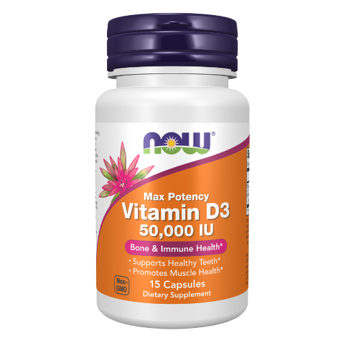 NOW Foods, Vitamin D3 50,000 IU Capsules