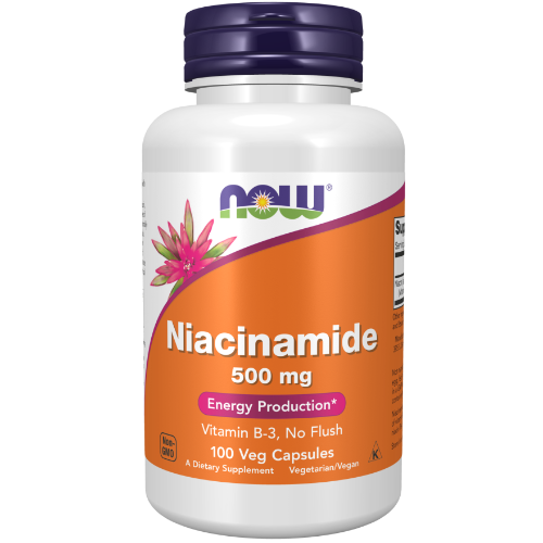 NOW Foods, Niacinamide (B-3) 500 mg Veg Capsules