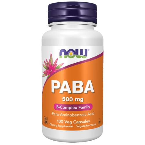 NOW Foods, PABA 500 mg Veg Capsules
