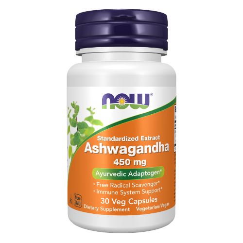 NOW Foods, Ashwagandha 450 mg Veg Capsules