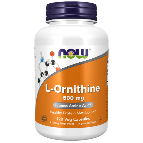NOW Foods, L-Ornithine 500 mg Veg Capsules