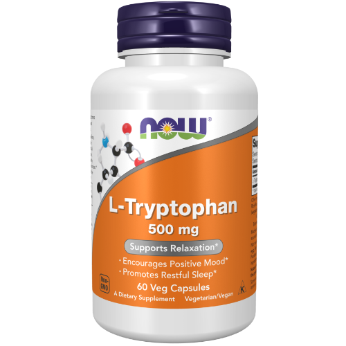 NOW Foods, L-Tryptophan 500 mg Veg Capsules