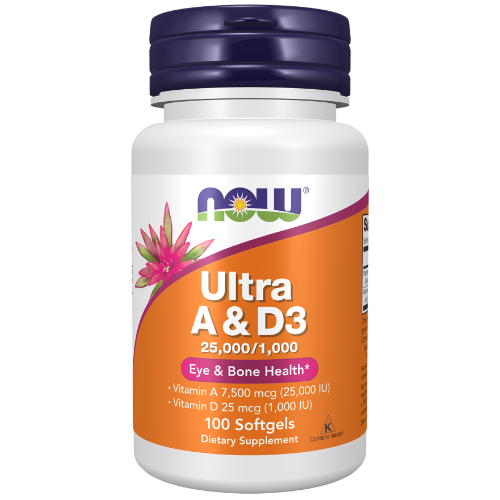 NOW Foods, Ultra A & D3 25,000/1,000 Softgels