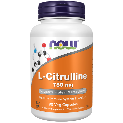 NOW Foods, L-Citrulline 750 mg Veg Capsules