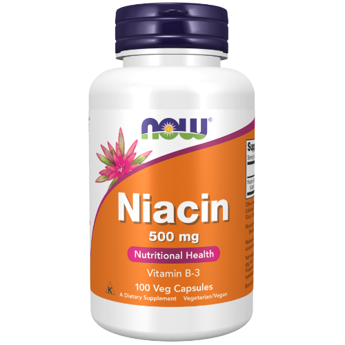 NOW Foods, Niacin 500 mg Veg Capsules