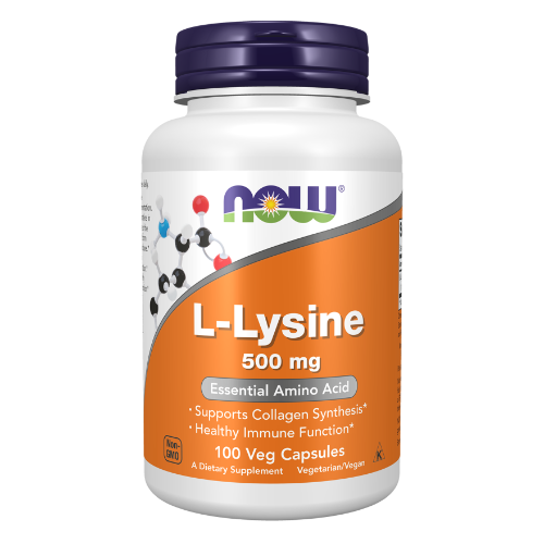 NOW Foods, L-Lysine 500 mg Veg Capsules