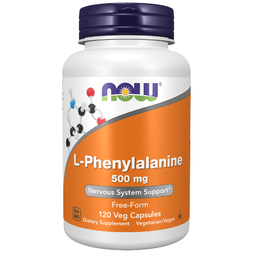 NOW Foods, L-Phenylalanine 500 mg Veg Capsules