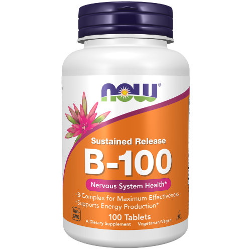 NOW Foods, Vitamin B-100 Sustained Release Tablets