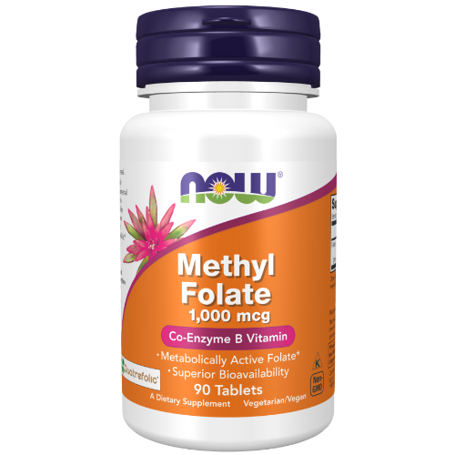 NOW Foods, Methyl Folate 1,000 mcg Tablets