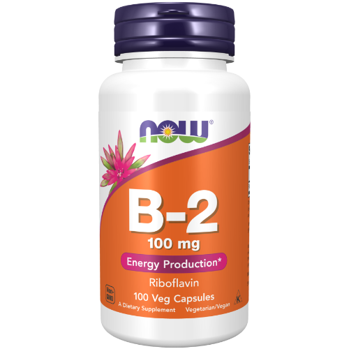 NOW Foods, Vitamin B-2 100 mg Veg Capsules