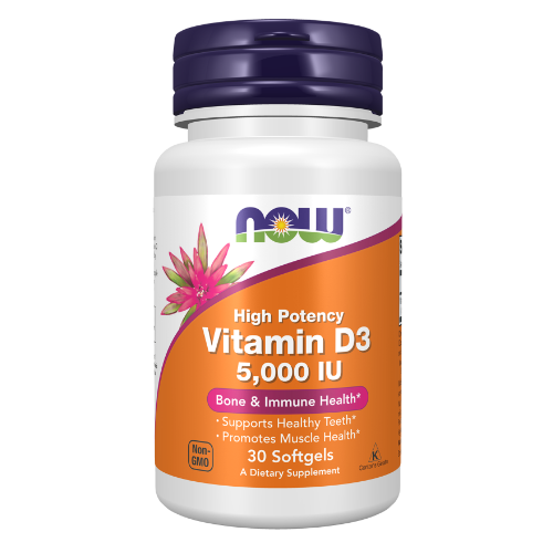 NOW Foods, Vitamin D3 5000 IU Softgels