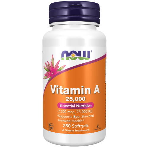 NOW Foods, Vitamin A 25,000 Softgels