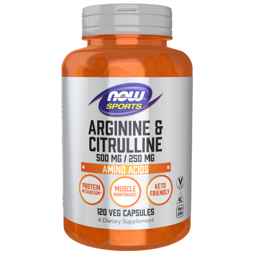NOW Foods, Arginine & Citrulline 500 mg / 250 mg