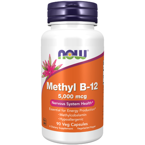 NOW Foods, Methyl B-12 5000 mcg Veg Capsules