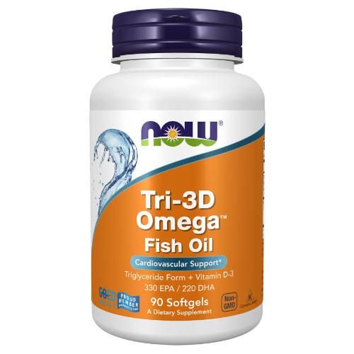 NOW Foods, Tri-3D Omega™ Fish Oil Softgels