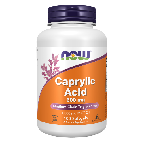 NOW Foods, Caprylic Acid 600 mg Softgels