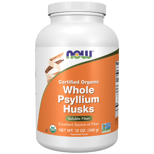 NOW Foods, Psyllium Husks Whole, Organic