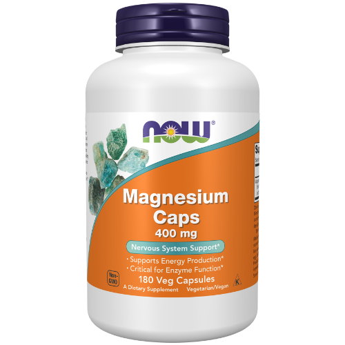 NOW Foods, Magnesium 400 mg Veg Capsules