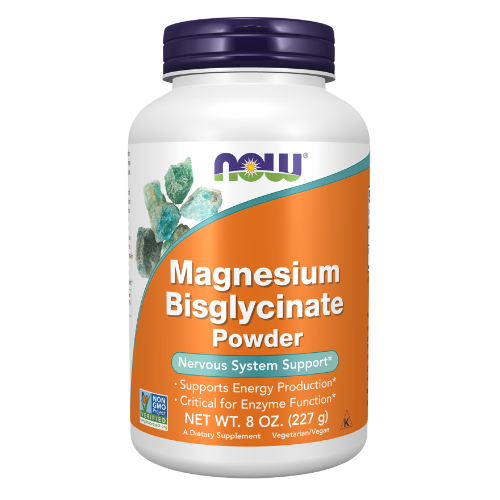 NOW Foods, Magnesium Bisglycinate Powder