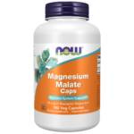 NOW Foods, Magnesium Malate Caps Veg Capsules