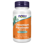 NOW Foods, Chromium Picolinate 200 mcg Veg Capsules