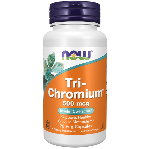 NOW Foods, Tri-Chromium™ 500 mcg with Cinnamon Veg Capsules