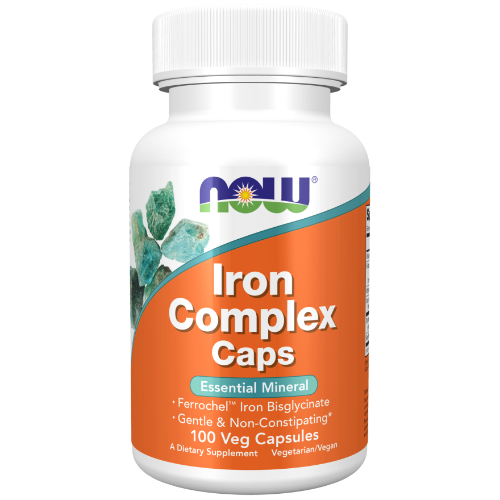 NOW Foods, Iron Complex Caps Veg Capsules